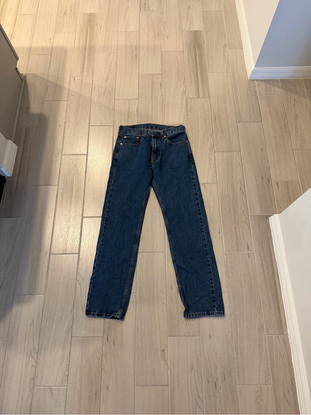 Classic Dark Blue Men's Jeans Levi Strauss